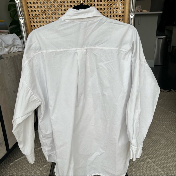 Zara Premium Oversized White Shirt in Ecru - Picture 4 of 4